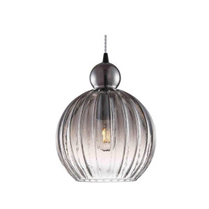 Ball Ball Przydymiony szary Ø25 E27 Lampa wisząca