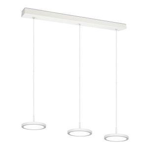 TRAY biały mat LED dim. 3x10W 4000K Lampa wisząca ściemnialna