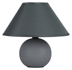 Ariel szary E14 Lampka stołowa