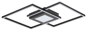 Casimir czarny mat LED 40W 4000K Lampa sufitowa