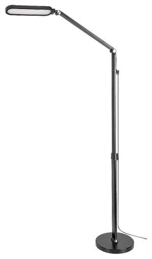 Draco czarny LED dim. 13W 3000-6000K Lampa podłogowa ściemnialna