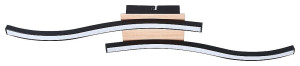 Heimdall czarny mat 12W 3000K Lampa sufitowa
