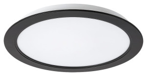 Shaun czarny Ø 17cm. LED 17W 4000K Oprawa sufitowa wpuszczana