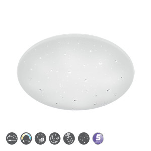 ACHAT Biała z efektem świetlnym 40W 4000K IP20 60cm Lampa sufitowa