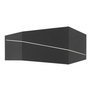 ZORRO Czarny Mat 2 X 6,5W 3000K Kinkiet ścienny