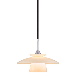 Scandinavia biały | chrom Ø20cm. G9 Lampa wisząca