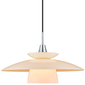 Scandinavia biały | chrom Ø40cm. E27 Lampa wisząca