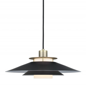 Rivoli czarny | mosiądz Ø40cm. E27 Lampa wisząca