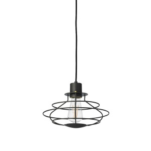 Radio antracyt Ø28cm. E27 Lampa wisząca