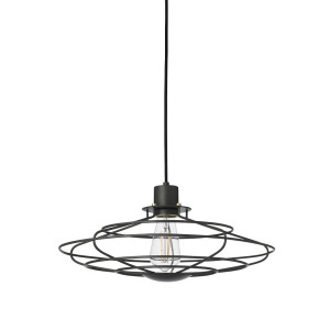 Radio antracyt Ø44cm. E27 Lampa wisząca