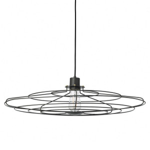 Radio antracyt Ø70cm. E27 Lampa wisząca
