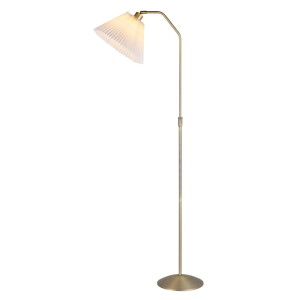 Berlin mosiądz Ø32cm. E27 regulowana wysokość Lampa podłogowa stojąca