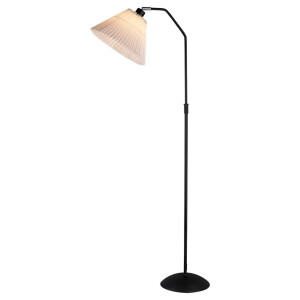 Berlin czarny Ø32cm. E27 regulowana wysokość Lampa podłogowa stojąca