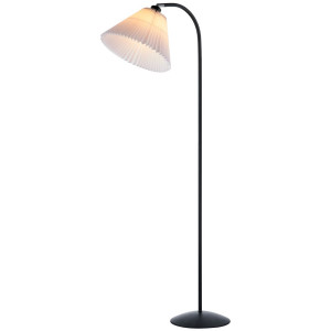 Medina czarny | biały Ø33cm. E27 Lampa podłogowa stojąca