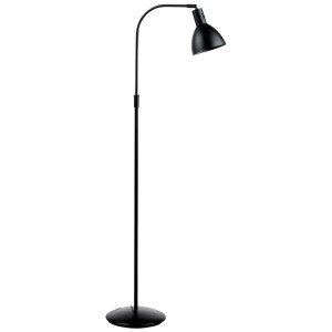 Angora czarny Ø26cm. E27 regulowana wysokość Lampa podłogowa stojąca