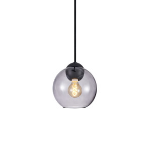 Bubbles szary przydymiony | czarny mat 14 G9 Lampa wisząca