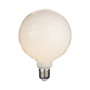 4W Colors LED 3 step dim. 3000K Ø12,5cm. E27 opal Dekoracyjna żarówka ściemnialna