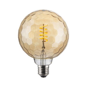 2,5W Colors LED 3 step dim. 3000K Ø12,5cm. E27 bursztynowy Dekoracyjna żarówka ściemnialna