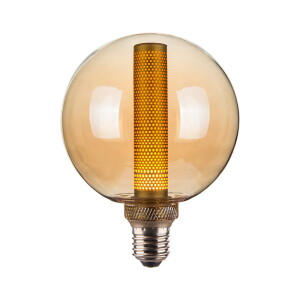3W Colors Core 3 step dim. 3000K Ø12,5cm. E27 bursztynowy Dekoracyjna żarówka ściemnialna
