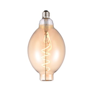 4W Colors Mini Bubbles LED 3 step dim. 2000K Ø12,5cm. E27 bursztynowa Dekoracyjna żarówka ściemnialna