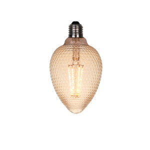 2W Colors Facet bulb 1800K Ø10cm. E27 przeźroczysty Dekoracyjna żarówka ściemnialna