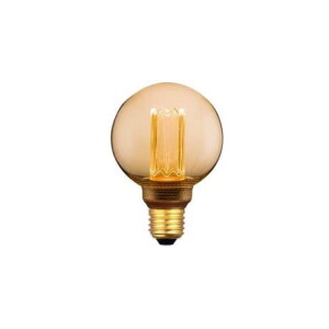 5W Colors Dim LED Mini Globe LED 3 step dim. 1800K Ø8cm. E27 bursztynowa Filamentowa żarówka ściemnialna