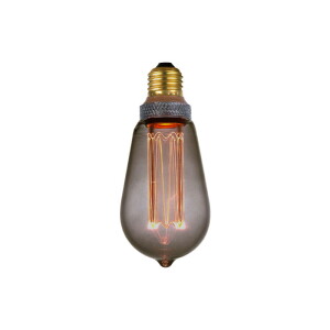 5W Colors Dim LED Drop LED 3 step dim. 1800K Ø6,4cm. E27 szary przydymiony Filamentowa żarówka ściemnialna