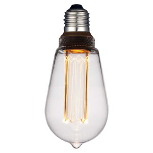 5W Colors Dim LED Drop LED 3 step dim. 3000K Ø6,4cm. E27 przeźroczysta Filamentowa żarówka ściemnialna
