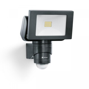 LS 150 czarny LED PIR 14,7W 4000K IP44 Naświetlacz z czujnikiem ruchu i zmierzchu