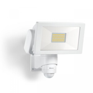 LS 300 biały LED PIR 29,5W 4000K IP44 Naświetlacz z czujnikiem ruchu i zmierzchu