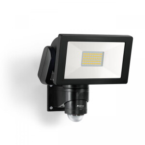 LS 300 czarny LED PIR 29,5W 4000K IP44 Naświetlacz z czujnikiem ruchu i zmierzchu