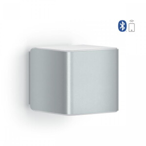 L 840 SC iHF Connect srebrny LED 9W 3000K IP44 Kinkiet zewnętrzny z czujnikiem ruchu i zmierzchu sterowany aplikacją