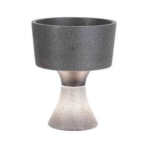 Concrea czarny piaskowiec wys. 26cm. LED 5,5W 3000K IP65 Lampa zewnętrzna z donicą