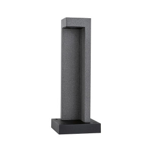 Concrea czarny piaskowiec wys. 45cm. LED 6,8W 3000K IP65 Lampa zewnętrzna stojąca