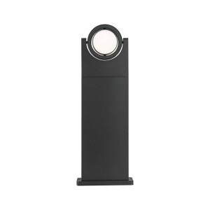 Swivea antracyt wys. 62,5cm.LED 8W 3000K IP44 Słupek ogrodowy z obrotową głowicą