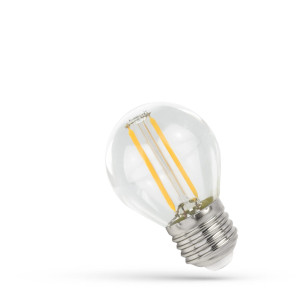 LED COG KULKA E27 230V 1W WW 3000K CLEAR