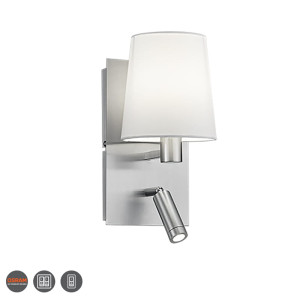 MARRIOT LED Nikiel Mat E14 + 3,1W 3000K Kinkiet ścienny