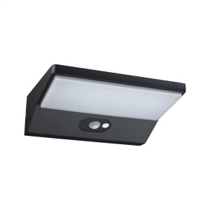 Ronea antracyt PIR LED 7,4W 3000K IP44 Kinkiet zewnętrzny z czujnikiem ruchu i zmierzchu