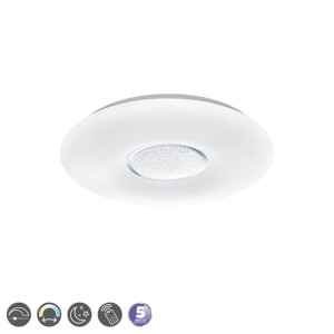 AKINA LED BIAŁA 21W ściemnialna ze zmienną barwa światła sterowana pilotem Lampa sufitowa