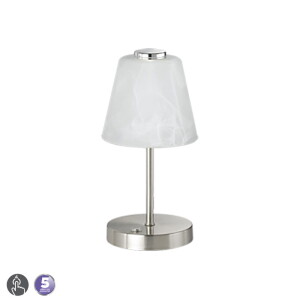 EMMY Nikiel Mat LED 3W 3000K ściemnialna Lampka stołowa