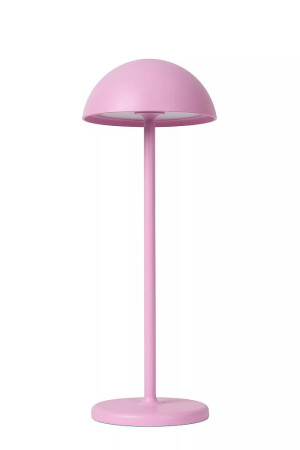 Joy różowy Ø12cm. LED Dim. 1,5W 3000K IP54 Akumulatorowa ściemnialna lampka zewnętrzna stołowa
