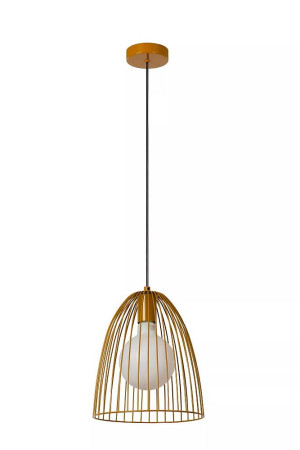 Macarons żółty ochra Ø 24,5cm. E27 Lampa wisząca