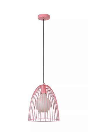 Macarons różowy Ø 24,5cm. E27 Lampa wisząca