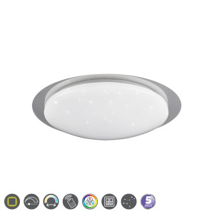 BILBO LED 8,5W RGB barwa światła zmienna z gwieździstym efektem Lampa sufitowa