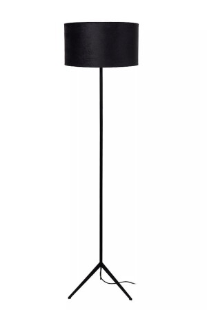 Tondo czarny Ø 38cm. E27 Lampa podłogowa stojąca
