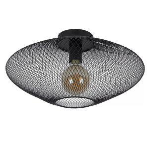 MESH Czarna Ø 45 cm E27 Lampa sufitowa
