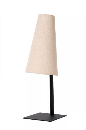 Gregory beżowy E27 Lampa stołowa