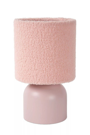 Woolly różowy Ø 16cm. E14 Lampka stołowa