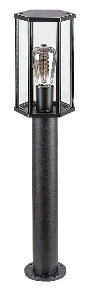 Dubrovnik czarny mat wys. 65cm. E27 IP44 Lampa ogrodowa stojąca