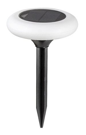 Haiti czarny zasilanie solarne LED 0,6W 3000K RGB IP65 Lampa ogrodowa wbijana